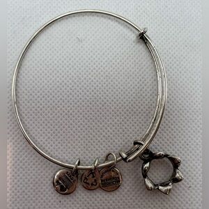 RETIRED: Alex and Ani | Queens Crown charm bracelet.